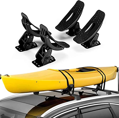 Carrier Roof Rack Holders, Saddle Kayak Roof Rack Canoe Mount Holder Cradle Boat Carrier, Universal Kayak Canoe Car Roof Rack Saddle For Most Car SUV Cross Bars