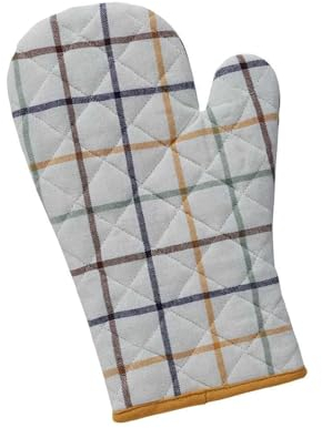 Myhome Country Guanti da Cucina, Resistenti al Calore, Guanti da Barbecue e da Cucina, Guanti Personalizzati per Uso Cucina, presine e Forno, Guanti, Cotone, Madison, Multicolore, 20x32 cm