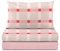 KASANOVA Completo Letto Singolo in Cotone Rosa Rick