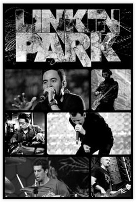 TCMAHE Linkin Park Poster (2) Leinwandposter Schlafzimmer Dekor Landschaft Büro Zimmer Dekor Geschenk 30 x 45 cm