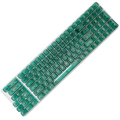 HIOPOIUYT 115-teiliges OEM-Tastenkappen-Set, personalisierbar, für helle Hintergrundbeleuchtung auf mechanischen Tastaturen
