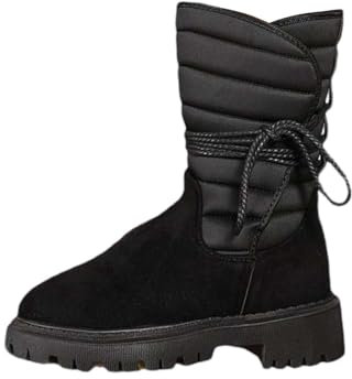 Generico Stivali Camperos Donna Western Texani Scarponcino Tacco Medio Stivali Donna Alti con Tacco Boots a Punta Stivali Donna Indianini Stivaletti a Metà Polpaccio Cerniera Scarponcini