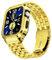 SUPLINK Stainless Steel Case and Band Compatible with Apple Watch Series 10 Strap 46mm for Men, Metal Bands Rugged Protector Bumper for iWatch Strap Series 10 (Gold)