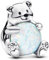 PHCLASY Charm Eisbär Compatibili Bracciale Argento Sterling Ciondolo Natale Gioielli Regali per le Donne Moglie Amici