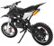 49cc Kinder Mini Elektro Crossbike 2-Takt Motor Dirt Bike Dirtbike für Kinder, Pocket Bike Motorrad Motocross Dirtbike (Schwarz)