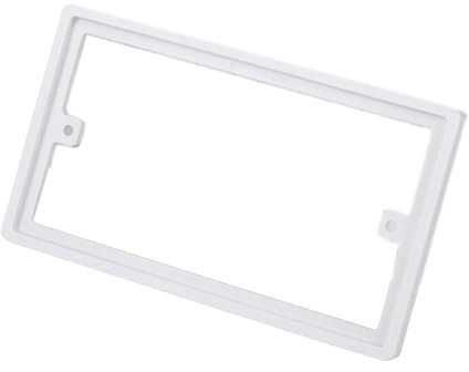 Single Double 1/2 Gang Spacer Frame Light Switch Socket Back Box Plate (Double Spacer)