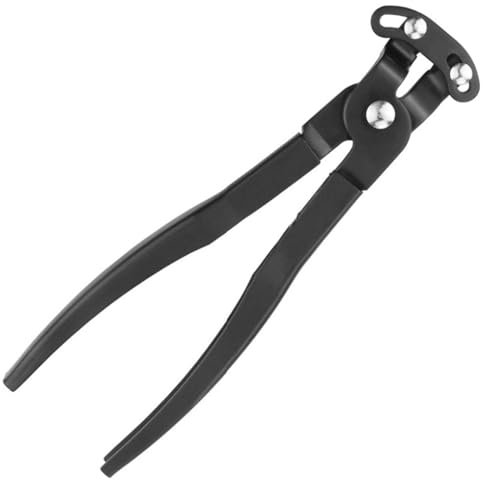 Amagogo Crimping Offset Boot Clamp Pliers Automotive Hose Tool Easy to Use Ergonomic Grip CV Boot Clamp Tool for Flange Fixing