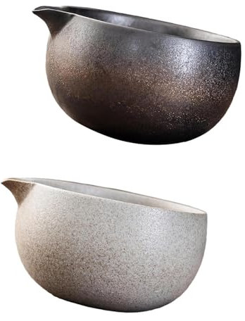 FLCPJGV Conjunto de Dos Recipientes para Matcha, Capacidad 600 Ml