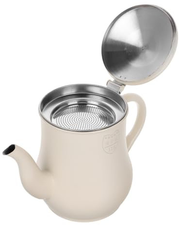 Hemobllo Olla Para Filtrar Aceite De Acero Inoxidable Con Filtro Incorporado Recipiente Sellado Para Guardar Aceite Usado Cocina Hogar