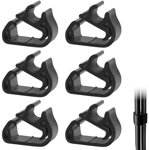 6pcs Clips Essuie Glace, Boucles Accessoires d'essuie Glace Fixé, Compatible avec Support de Fixation d'essuie Glace Peugeot Citroën 3008, 5008, C5, DS7