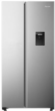 Fridgemaster American Fridge Freezer - Silver - E Rated