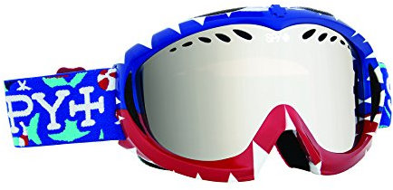 Spy Snow Goggle Targa Mini-Party Sharks, Bronze W/Silver Mirror, One Size