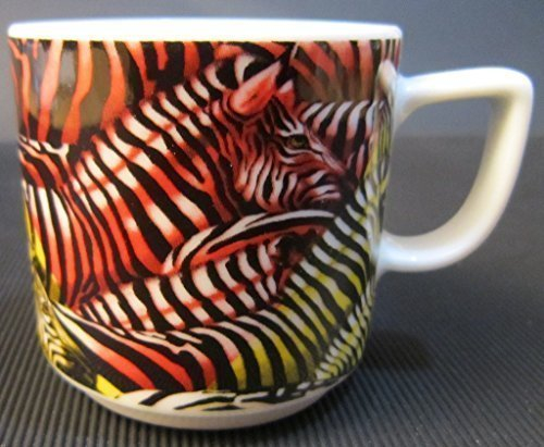KALUMBA BOPLA Porzellan SAFARI ZEBRA BOPLA! ESPRESSO TASSE - TASSE ESPRESSO - TAZZA ESPRESSO - ESPRESSO CUP - TAZA ESPRESSO 0,09 l, 3-1/4 fl. oz. Platzsparend stapelbar. In verschiedenen Farbvariationen zu erhalten.