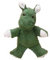 Kallisto Handpuppe Nilpferd, grün, Organic Cotton, ca. 26 cm