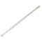 sourcingmap Telescopic Universal Antenna Aerial, 4 Sections 63cm Length Radio TV Stainless Steel Remote Control for Replacement, Stainless Steel Antenna for Portable AM FM Radio Home Stereo