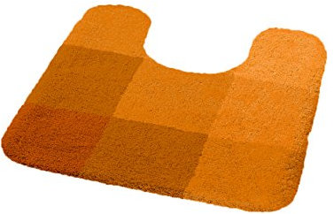 Kleine Wolke 5514568129 Square Badteppich WC Polyacryl gelb 55 x 55 cm