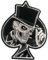Biker Skull Aufnäher Patches Aufnäher groß für Jacken Jeans Kleidung Stoff Kleider Aufnäher Bügelbilder Sticker Bügel Patches Applikation Aufbügler zum aufbügeln „ Sense 26 x 23 cm 