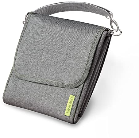 kiwicado wickeltasche für unterwegs - Wasserabweisende Wickelunterlage zum Mitnehmen - Wickeltasche für Windeln, Feuchttücher und mehr - Windeltaschen Organizer wickelset (kompakt)