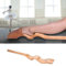 GOTOTOP Foot Stretcher Holz, Ballett Fuß Stretcher Ballett Stretch Werkzeug für Ballett-Tanz, Ballett Stretcher mit elastischem Band für Balletttänzer