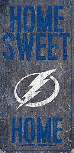 Fan Creations NHL Tampa Bay Lightning Unisex Tampa Bay Lightning Home Sweet Home, Team-Farbe, 15,2 x 30,5 cm