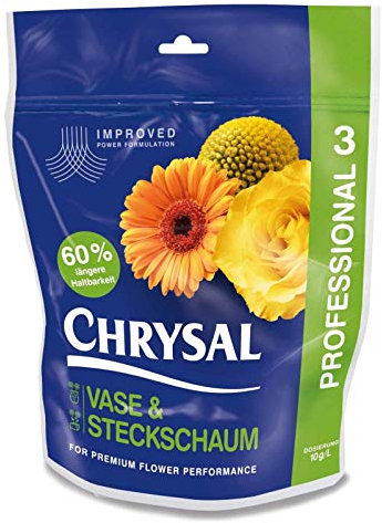 Chrysal Clair Professional 3 Vase & Mousse Florale - 2 KG