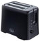 Quest 2 Slice Toaster/Variable Browning Control/Reheat and Defrost/Crumb Tray and Cord Storage/Black / 870W