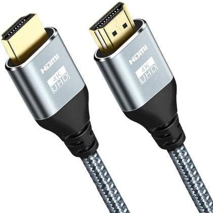 HDMI Cable 4K 60HZ 20 Foot, High Speed 18 Gbps HDMI 2.0 Cable, HDR, HDCP 2.2/1.4, 3D, 2160P,1080P 28AWG HDMI Cord for UHD Samsung TV, Monitor, PS4/3, Xbox One