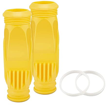 MEYENG W69698 - Membrana per pulizia piscina a lunga durata con anelli di ricambio per pulitore piscina a membrana Baracuda G3, G4 (Confezione da 2)