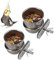 Edelstahl Vogel Napf 2 Stücke Vogel Futternapf Fütterung Wellensittich Näpfe Edelstahl Papageien Napf Vögel Futternäpfe Wasser für vögel papagei vogelhaus kleintiere (4.4/5.5cm)