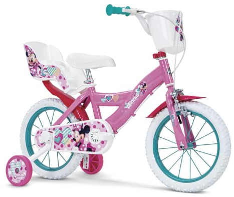 Toimsa Jugend Unisex Fahrrad Minnie Huffy 14 4-6 Jahre 14613, bunt, años