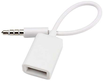 zalati 3,5mm Jack a USB 2,0 convertidor Hembra Cable Adaptador de extensión MP3 Aux Audio Enchufe convertidor Cable para MP3/MP4 PC