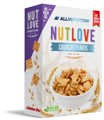 Allnutrition Nutlove Crunchy Flakes with Cinnamon 300g