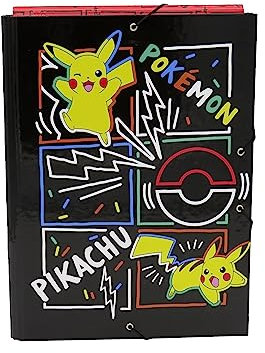 Carpeta A4 Pikachu Pokemon Solapas