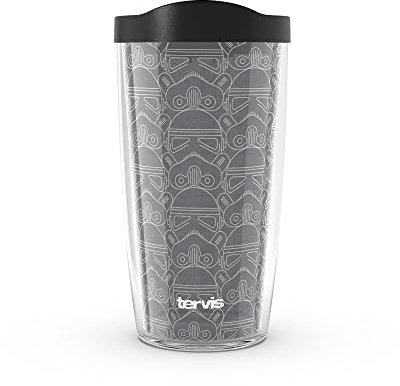 Tervis Star Wars Trooper Group Gobelet isotherme à double paroi en plastique classique fabriqué aux États-Unis