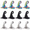 SUNNYCLUE 1 Box 60 Stück 3 Stile Zaubererhut Charms Hexenhut Charm Zauberhüte Charms Schwarzer Gothic Amulett Charm Für Schmuckherstellung Charms DIY Armband Halskette Ohrringe Basteln Halloween Weihn