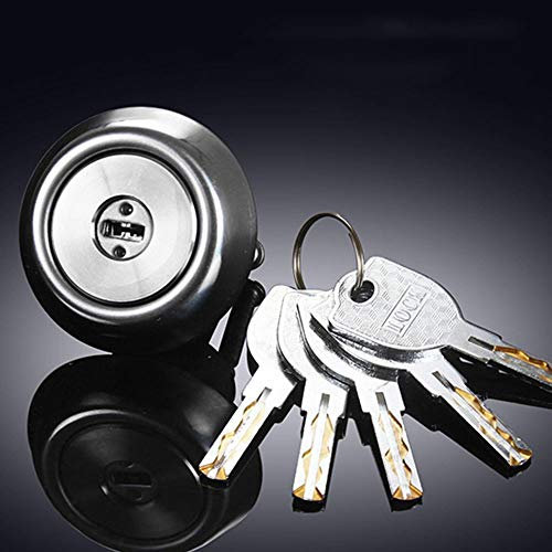 1 Stück Felgenzylinder, 60mm Schließzylinder, Ersatz Außentürschließzylinder,Geeignet für 35-50mm Türen