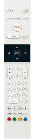 AULCMEET RC1974104/01 RC1974113/02 Télécommande de Remplacement Compatible avec Orange Smart TV Box Décodeur Full HD RC1974112 RC1974113/02 RC1974104/01