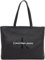 Calvin Klein Jeans Damen Tote Bag Tasche Sculpted Slim Groß mit Reißverschluss, Schwarz (Fashion Black), Einheitsgröße