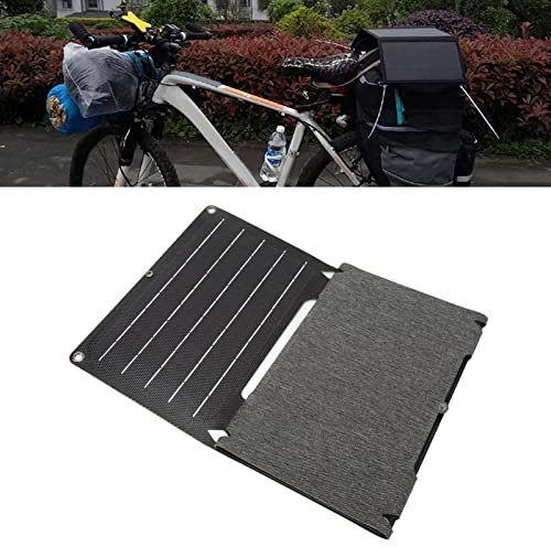 Topyond Chargeur Solaire Pliable, Panneau Solaire Flexible, Interface USB, Banque d'alimentation Portable, 40 W, 5 V 18 V, ETFE, Silicium Monocristallin, étanche IPX6