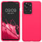 kwmobile Carcasa Compatible con OnePlus Nord 2T 5G Funda - Case TPU y Silicona antigolpes - Apto Carga inalámbrica - Rosa neón