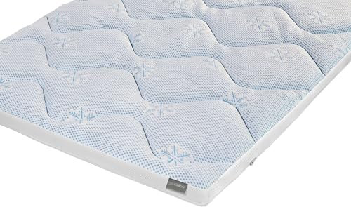 Traumnacht Cool Komfort Topper für Sommer und Winter mit kühlendem Doppeltuchbezug, 180 x 200, Öko-Tex Zertifiziert, produziert nach deutschem Qualitätsstandard