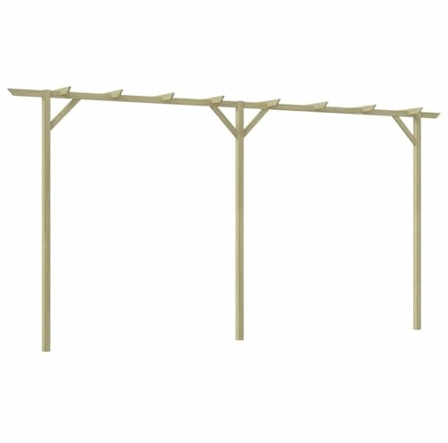 JUDYY Pergolato da Giardino 400x40x205 cm in Legno,Pergola Esterno Giardino,Pergolati da Giardino,Decorazioni per Il Giardino-41664