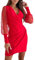 Generico Robes élégantes pour femme à sequins courts, robe du Nouvel An pour femme Brillantini Ligne à 20 ans Bodycon Mince Robe de Soirée Femme Vêtements de Noël pour Carnaval Charleston Fête à