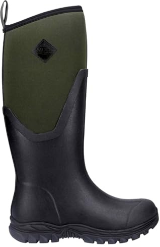 Muck Boot Damen Arctic Sport II Tall Synthetic Textile Black Moss Plain Stiefel 39 EU