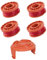 5 Pack Replacement Strimmer Line Compatible with 20V Worx Grass Trimmers Replace WG151,WG163E.1,WG163E.2,WG163E.3,WG163E.6,WG163E.9 (4 Spools, 1 Caps)