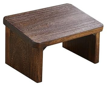 LAPADULA Escabeau Repose-Pieds en Bois Tabouret Bas incliné, Repose-Pieds de Chambre à Coucher, Tabouret de Loisirs de Balcon, Table Basse de Salon, Petit Tabouret Bas Tabouret Moderne