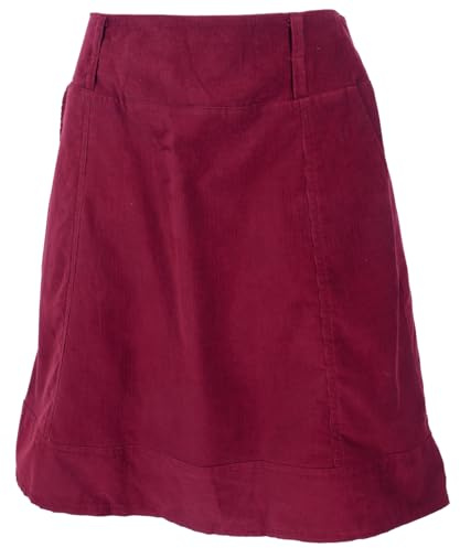 Kurzer Cordrock, Minirock mit Taschen, A-Linie, Damen | 100% Baumwolle, feminine Optik, seitliche Taschen, angenehm zu tragen, vielseitig kombinierbar