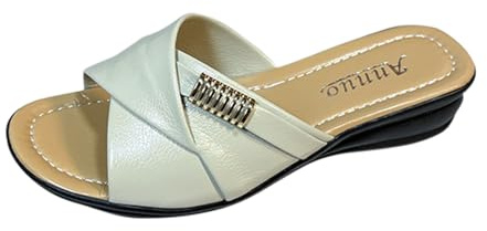 Luadnysin Mule Femme Sandales Été Confortable Claquettes Chaussure Orthopedique Sandale Orthopédique Orthopédiques Les Tropeziennes Chaussures Pieds Sensibles Femmes Ete Chaussons