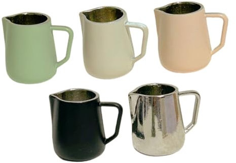 KONTONTY Tazzine Da Caffè in Miniatura Caraffe Per Caffè Espresso Adorabili Mini Caraffe Per Schiumare Per Bambole