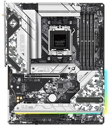 scheda madre del gioco Fit For ASRock X670E STEEL LEGEND AMD X670 Supporta CPU 7900 7800X3D 7700 7600X 7500F 4xDDR5 7200MHz M.2 ATX AM5 PCIe 5.0